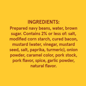 Bush's Best hickory-smoked bacon in beans for smoky flavor.