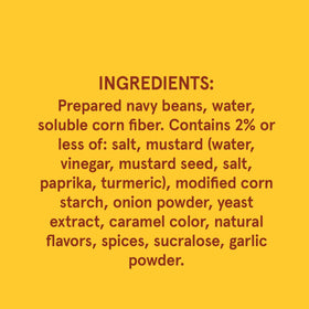 Beans and sauce ingredients shown on the Bush's Best can label.
