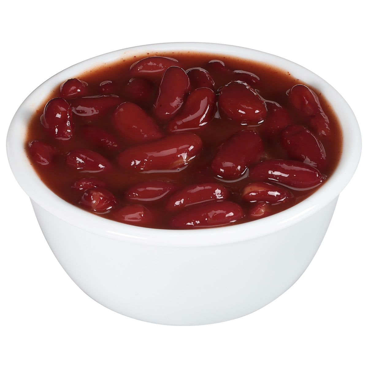 Bush's Best Kidney Mild Chili Beans label detail highlighting gluten-free and fat-free info