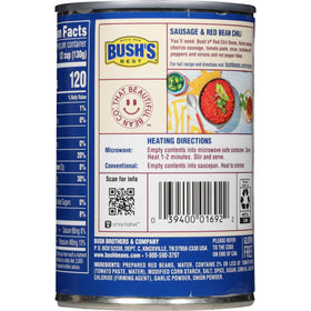 Bush's Best Mild Red Chili Beans offer a comforting family dinner option.