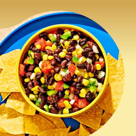 Meal prep bowls feature Bush's Best Organic Black Beans as plant-based protein.