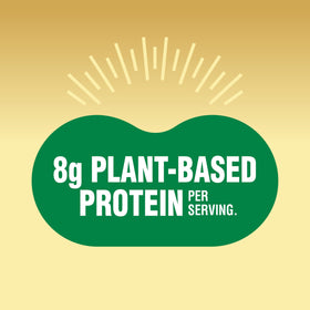 Bush's Best nutrition panel on the can shows protein and fiber per serving
