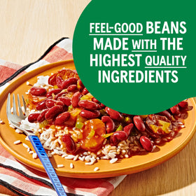 Bush's Best Organic Kidney Beans in a chili dish, hearty flavor