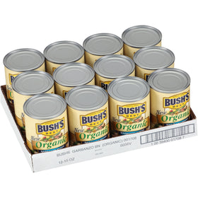 Close-up of Bush's Best Garbanzo Beans nutty texture invites healthy cooking