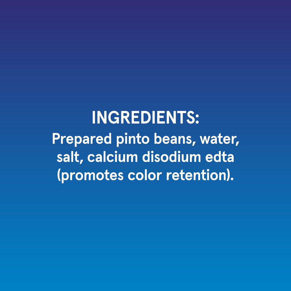 Bush's Best Pinto Beans label closeup highlighting gluten-free claim.