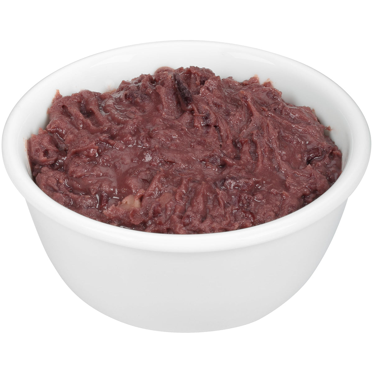 Bush's Best Refried Black Beans served over fajitas showing rich flavor