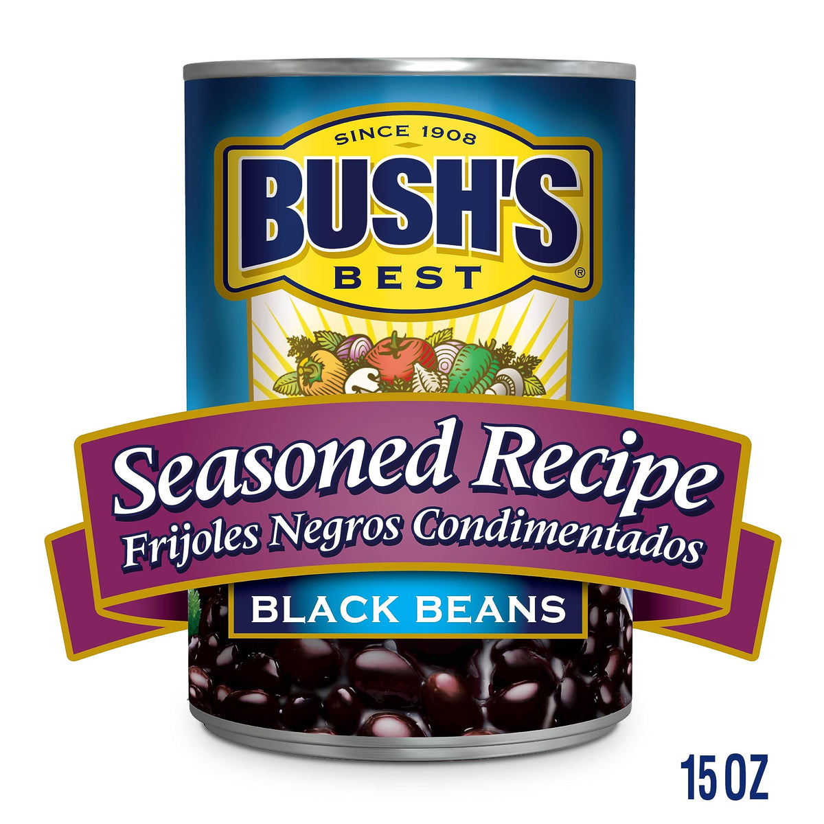 Spoonful of Bush's Best beans showing rich texture for soups
