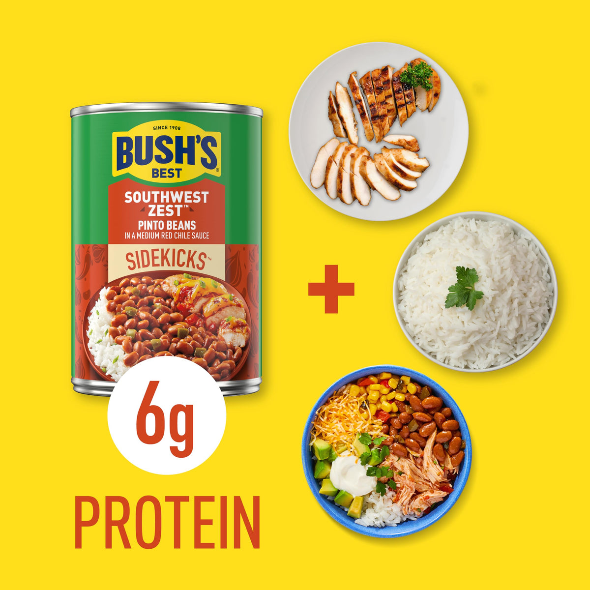 Bush's Best beans in taco bowl highlight versatile weeknight dinner ideas