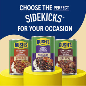 Bush's Best Taco Fiesta gluten-free label – gluten-free convenience.