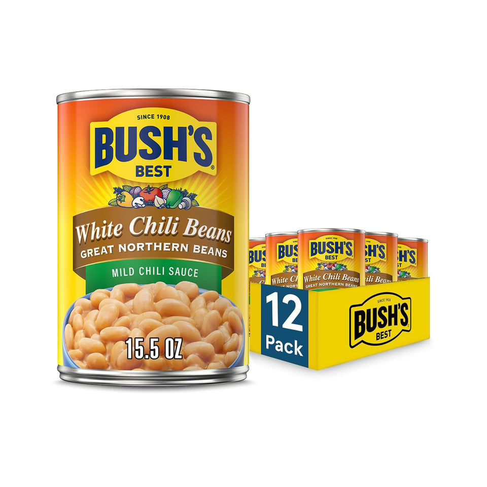 Bush's Best White Chili Beans: tender beans for a hearty chili base