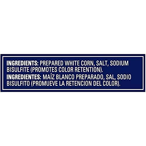 Bush's Best White Hominy nutrition-label, trust built from simple ingredients for flavorful meals.