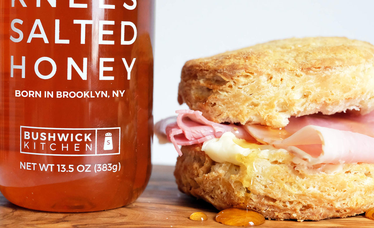 Bees Knees salted honey cheese board pairing balances savory and sweet.
