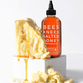 Bees Knees salted honey pour highlights sweet-salty notes in beverages.