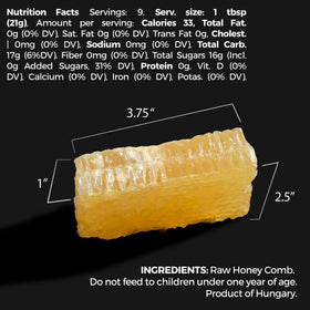 Bushwick Kitchen Bees Knees honeycomb slices on warm bread, versatile and tasty.