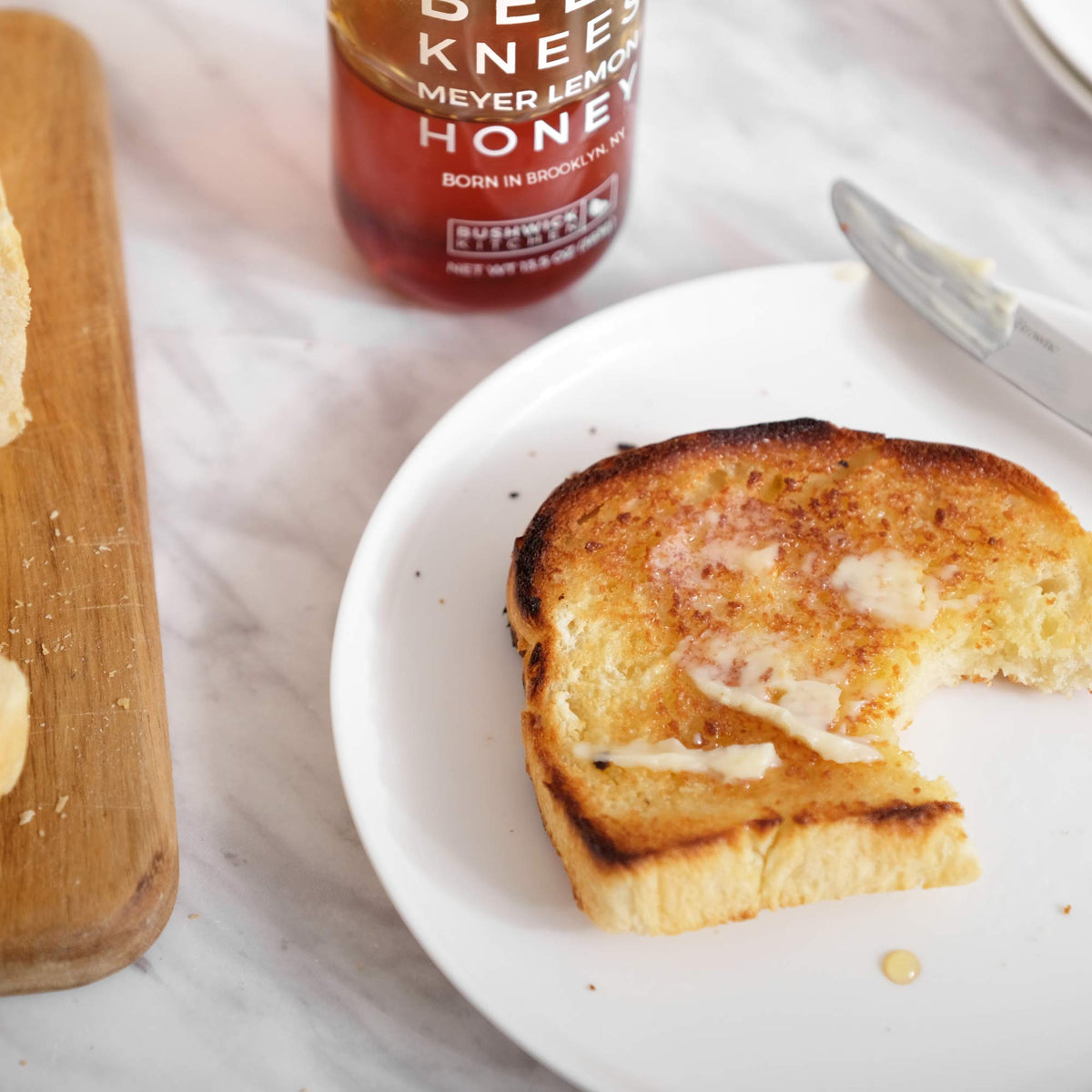 Bushwick Kitchen Honey drizzle over yogurt for creamy citrus balance