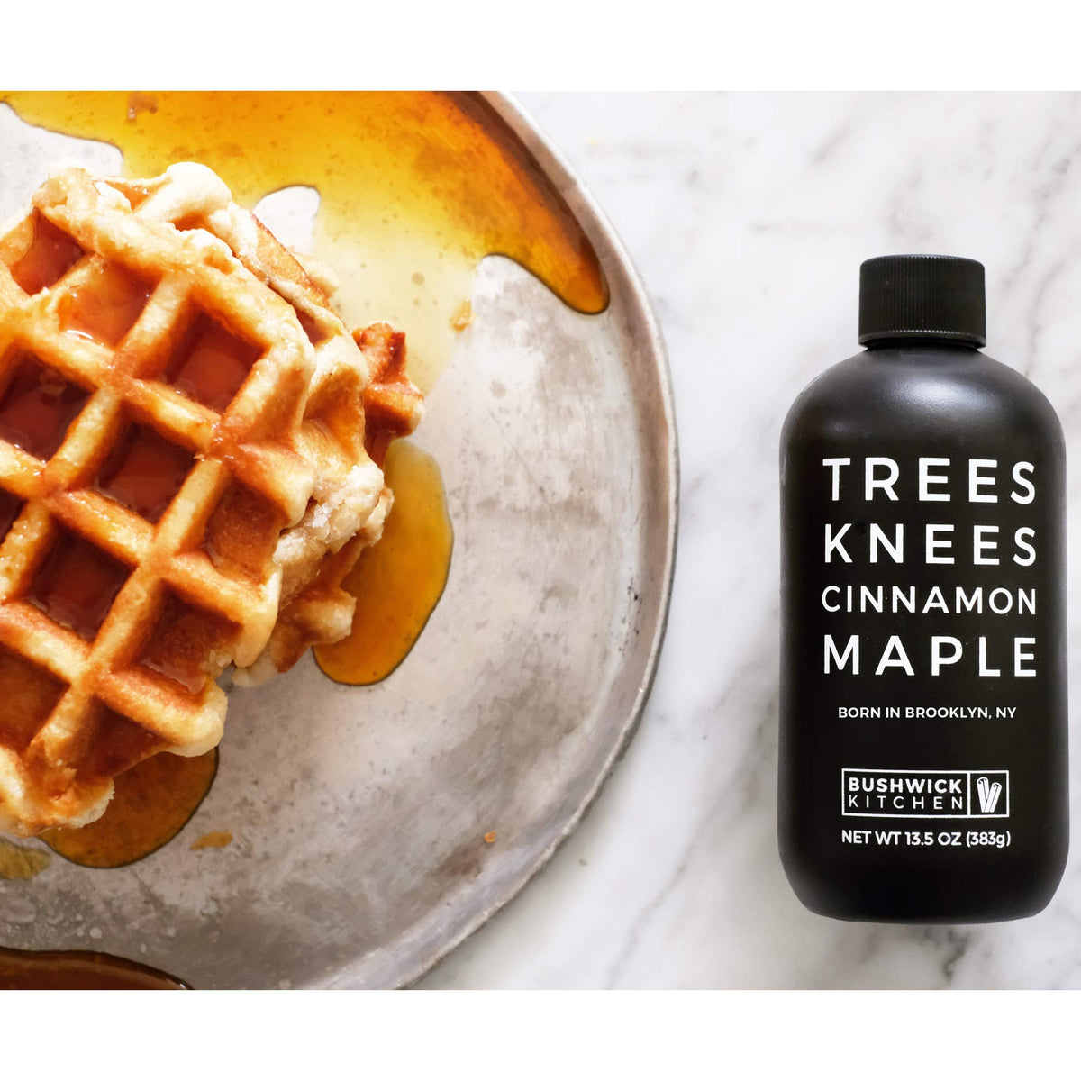 Bushwick Kitchen Trees Knees Cinnamon Maple Syrup glaze for meats adds maple depth.