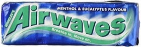 BUTO Airwaves Menthol and Eucalyptus gum, 10-piece pack, refreshing sugar-free breath