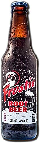 BUTO Frostie Root Beer Soda in a glass bottle for nostalgic, refreshing enjoyment.
