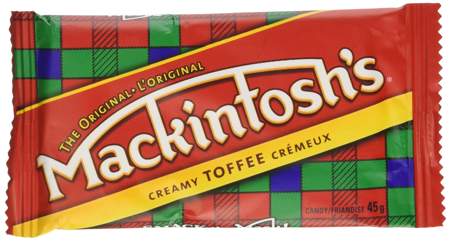 BUTO Nestle Mackintosh Toffee Bars pack of 12 individually wrapped bars, ideal for sharing and gifting