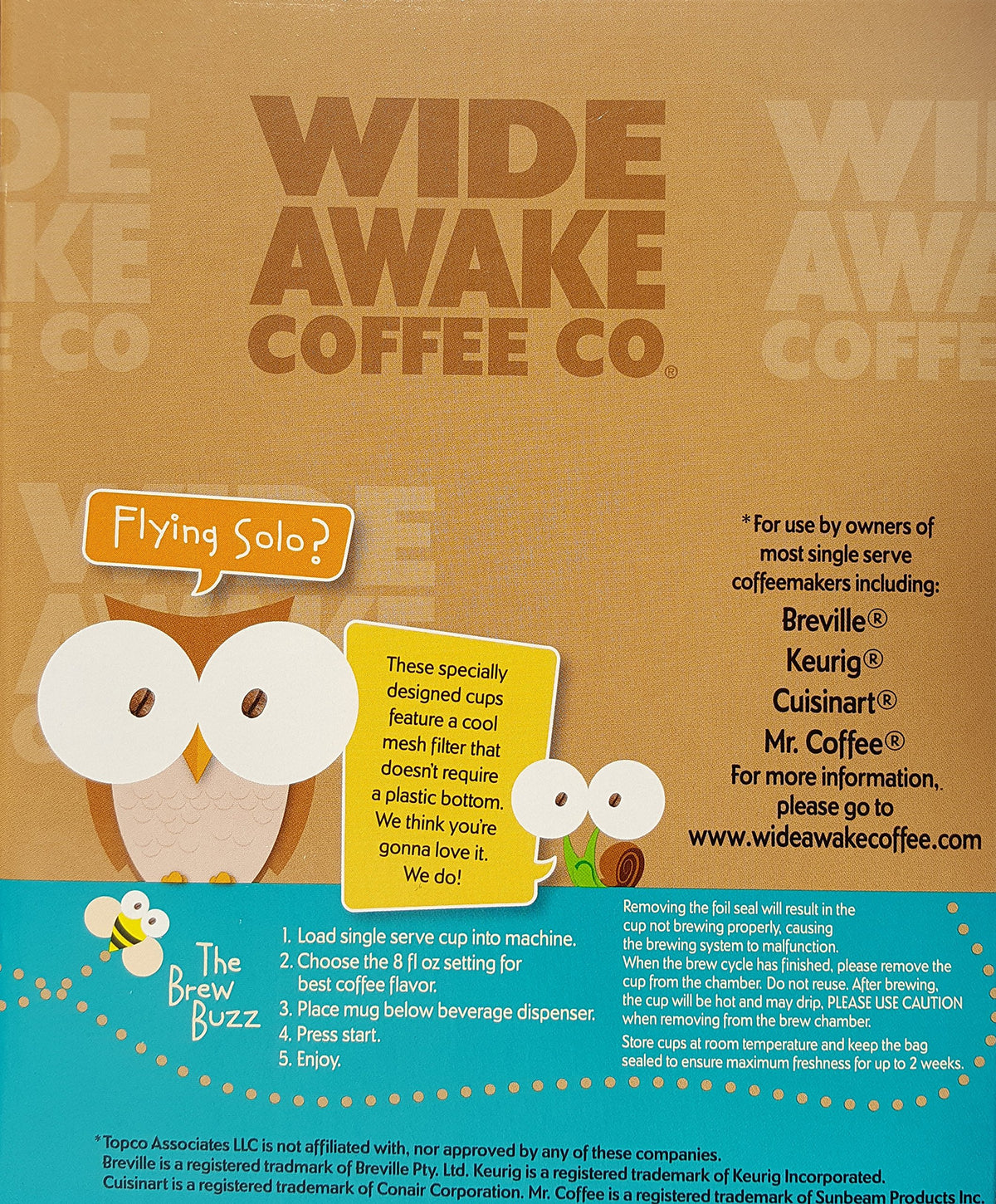 BUTO Wide Awake single-serve cups for fast, flavorful brews anywhere.