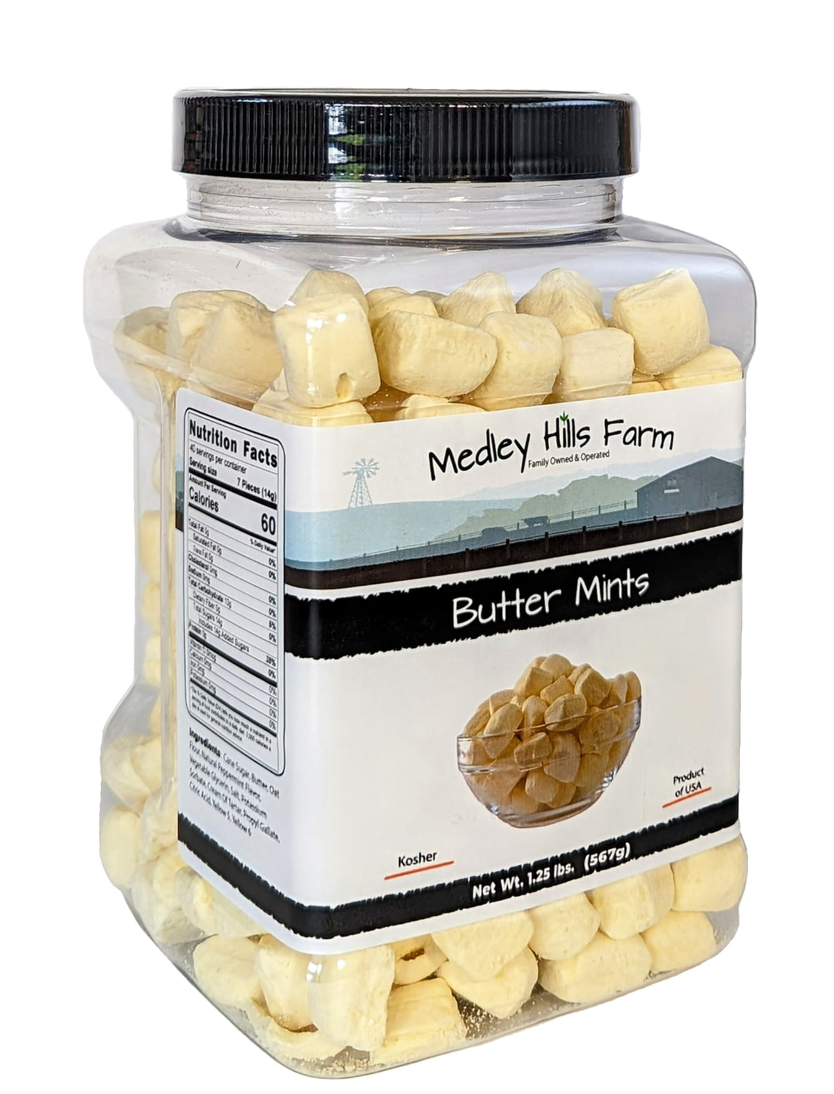 Butter mints close-up showing melt-in-your-mouth texture and creamy peppermint flavor