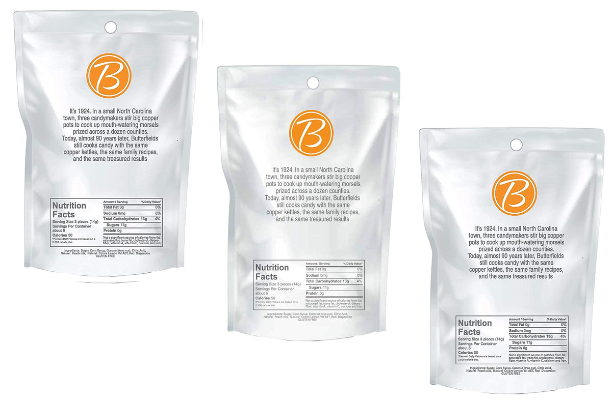Butterfields US packaging display on shelf, increasing visibility and appeal