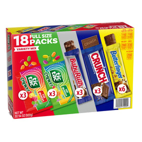 Butterfinger assorted variety box front view, great for sharing