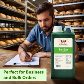 Butterfly Pandan Flavoring Extract buko pandan dessert; reliable flavor anchor for tropical treats.