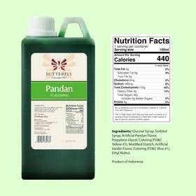 Butterfly Pandan Flavoring Extract in baking setup; enrich chiffon cake and cookies with pandan.