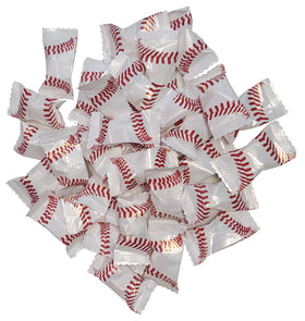 Buttermints candy dish display featuring red-striped mints for concessions or decor