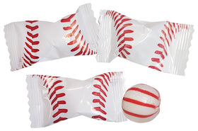 Buttermints baseball-themed peppermint pack with red stripes, ideal as party favors