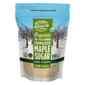 Butternut Mountain Farm maple sugar 1lb bag with rich aroma for baking