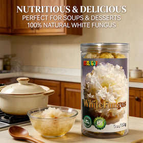 BXXLSGDF Snow Fungus Whole Pieces ideal for quick-cooking recipes