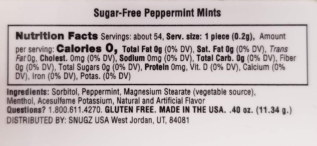 By The Cup Trident sugar-free mints pack close-up shows minty option alongside gum