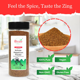 Byait 6oz Sichuan peppercorn seasoning ready for frequent cooking.