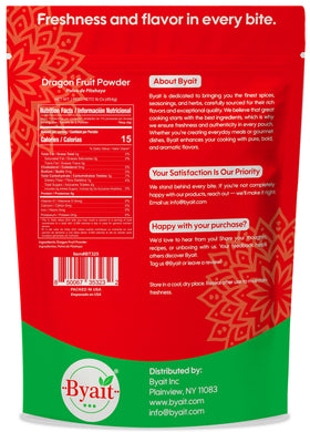 Byait dragon fruit powder in cocktails for natural color and aroma