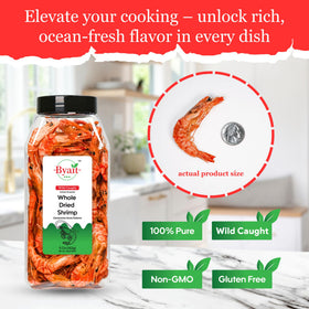 Byait high-protein shrimp topping provides a convenient protein boost.