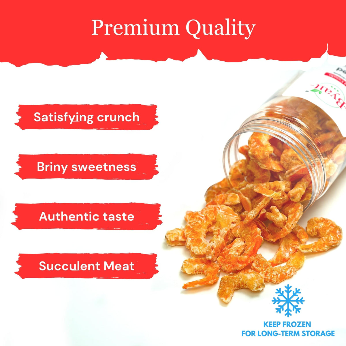 Byait Pad Thai dried shrimp enhancing authentic texture and flavor.