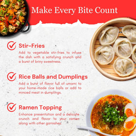 Byait resealable pouch keeps dried shrimp fresh for quick meals