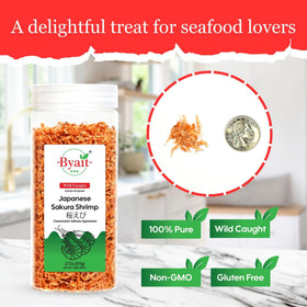 Byait wild-caught Sakura shrimp texture delivers briny crunch in dishes