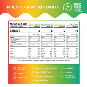 BYB organic ingredients reflect premium flavor and clean ingredients.