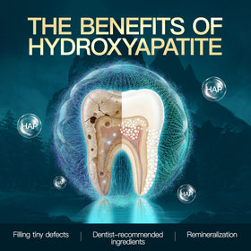 BYH Remineralizing Gum ingredient close-up highlights coconut oil and natural components.