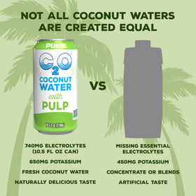 C2O pineapple flavor coconut water bottle offers tropical refreshment.