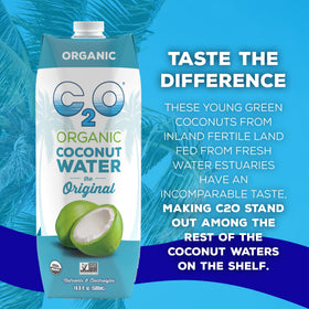 C2O hydration on the go demonstrates quick, refreshing thirst quenching.