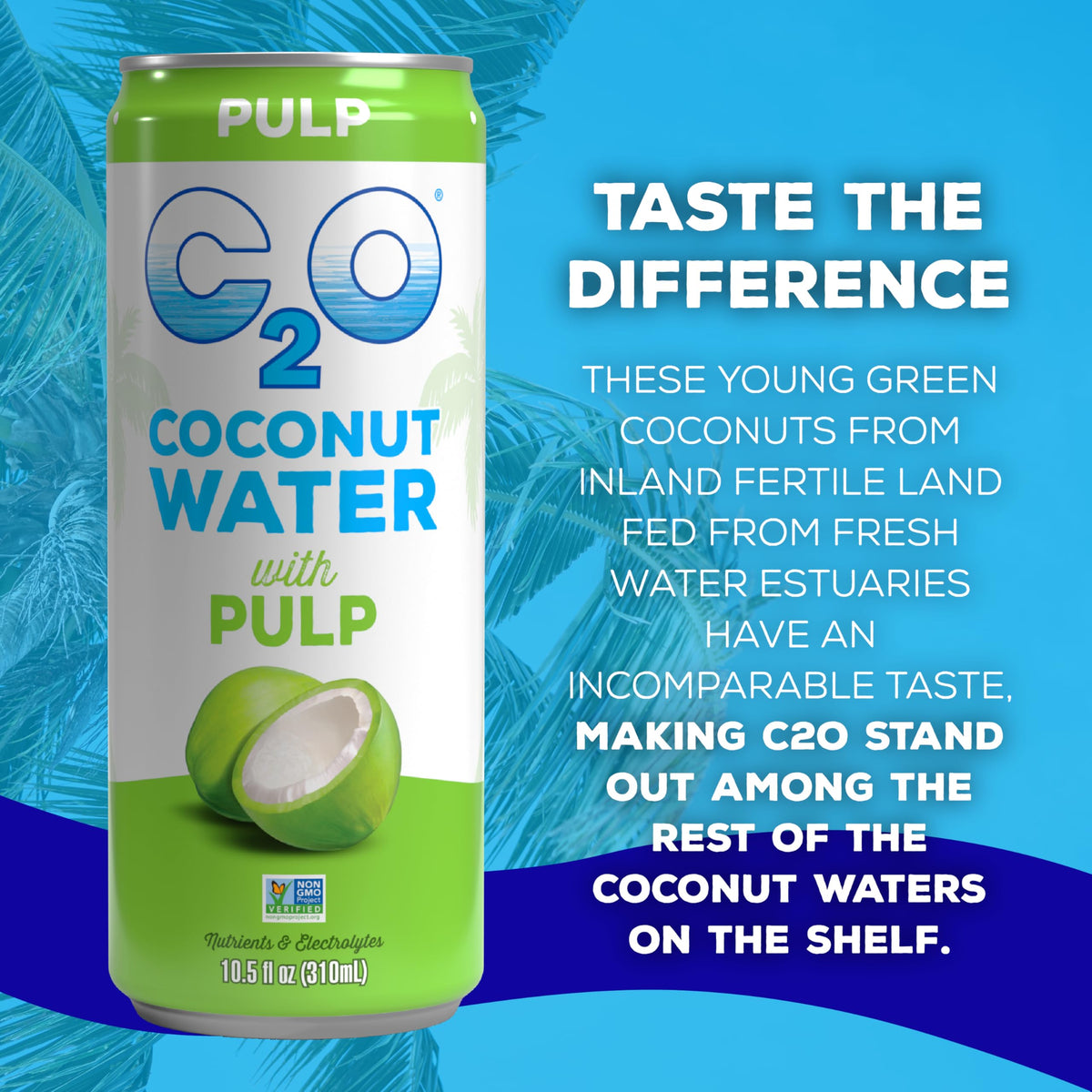 C2O on-the-go hydration bottle image ideal for workouts and travel.