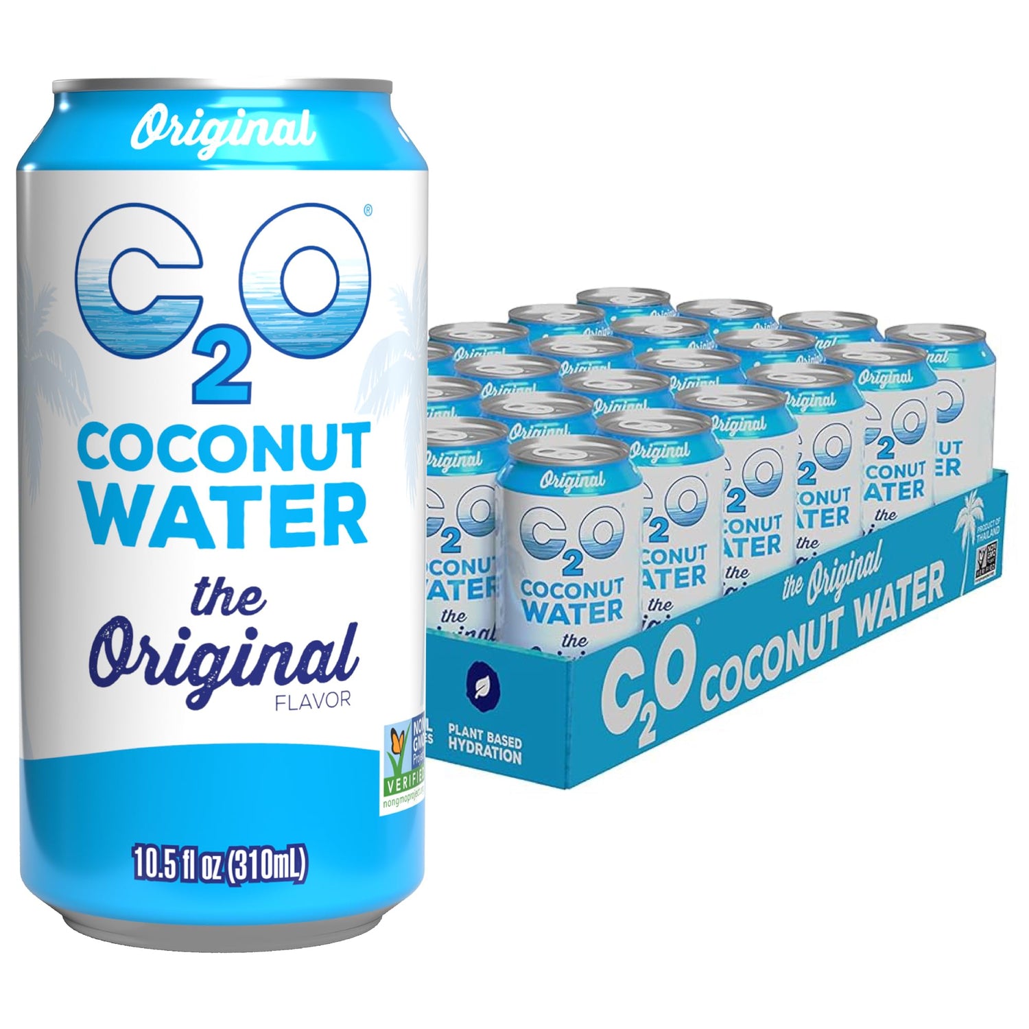 C2O Original bottle pour for refreshing hydration.