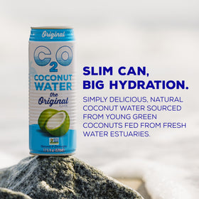 C2O Original Coconut Water 12-pack label shows convenient multipack.