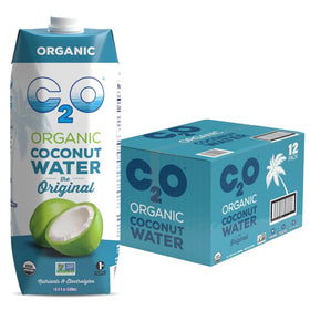 C2O original tetra pack front shows convenient hydration for on-the-go.
