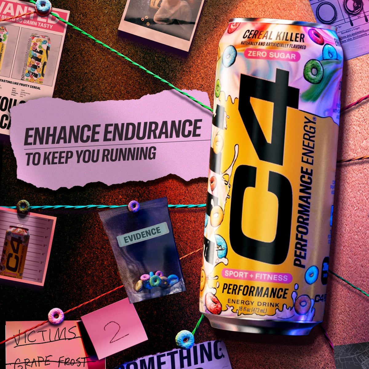 C4 Energy used by an athlete before training for pre-workout energy.
