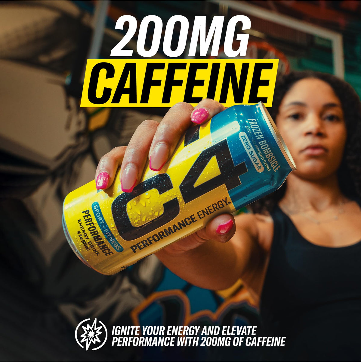 C4 Energy beta-alanine endurance support concept illustration